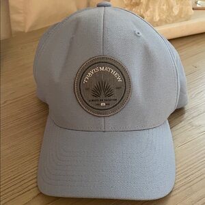 Travis Mathew Sky Blue Hat with Logo Patch